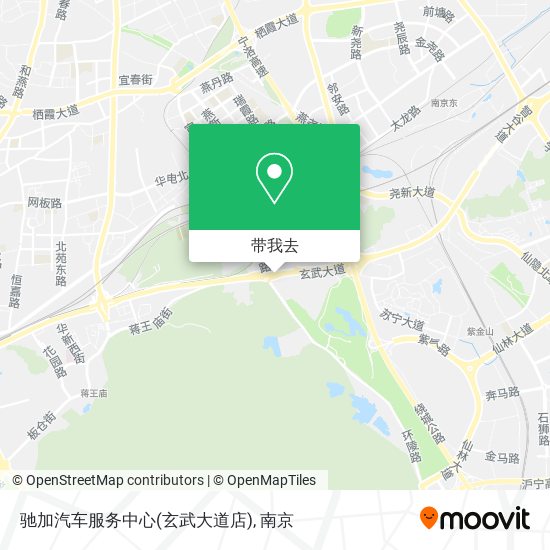 驰加汽车服务中心(玄武大道店)地图