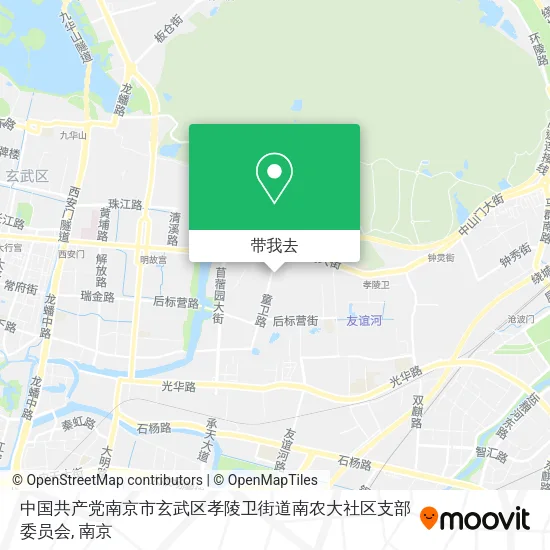 中国共产党南京市玄武区孝陵卫街道南农大社区支部委员会地图