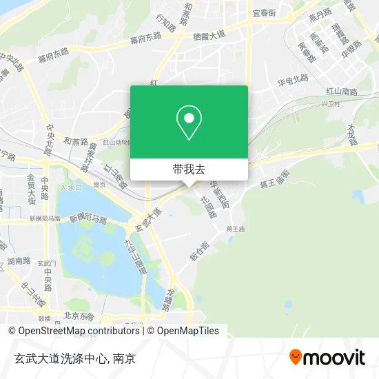 玄武大道洗涤中心地图