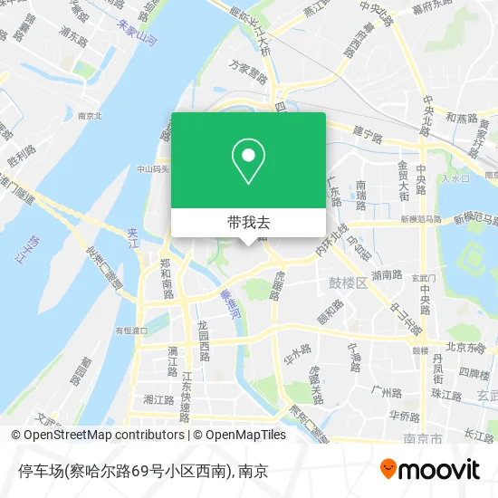 停车场(察哈尔路69号小区西南)地图