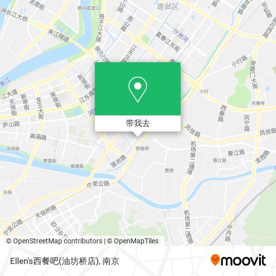 Ellen's西餐吧(油坊桥店)地图