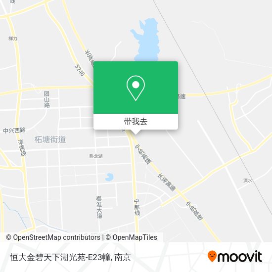恒大金碧天下湖光苑-E23幢地图