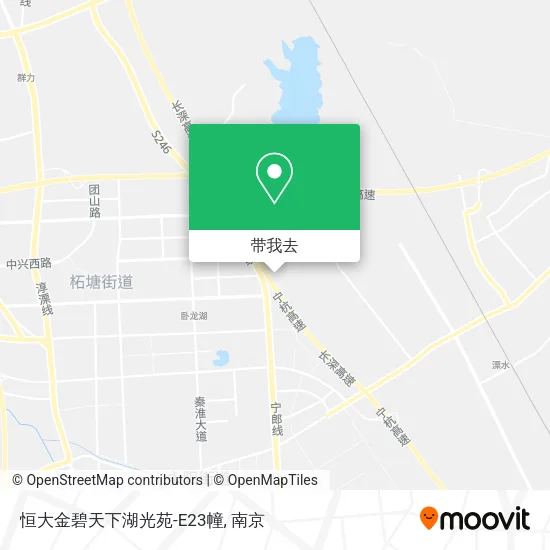 恒大金碧天下湖光苑-E23幢地图