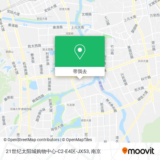 21世纪太阳城购物中心-C2-E4区-JX53地图