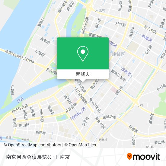 南京河西会议展览公司地图