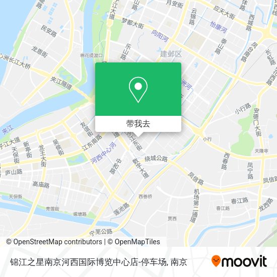 锦江之星南京河西国际博览中心店-停车场地图