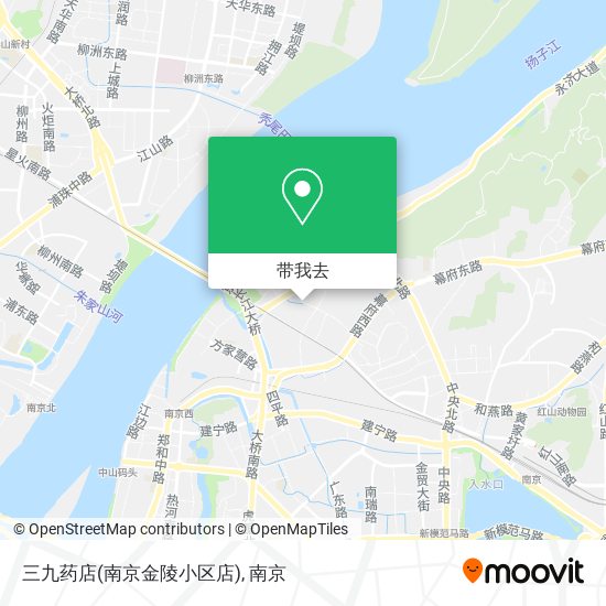 三九药店(南京金陵小区店)地图