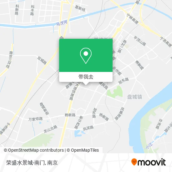 荣盛水景城-南门地图