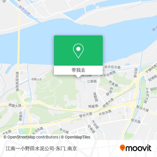 江南一小野田水泥公司-东门地图