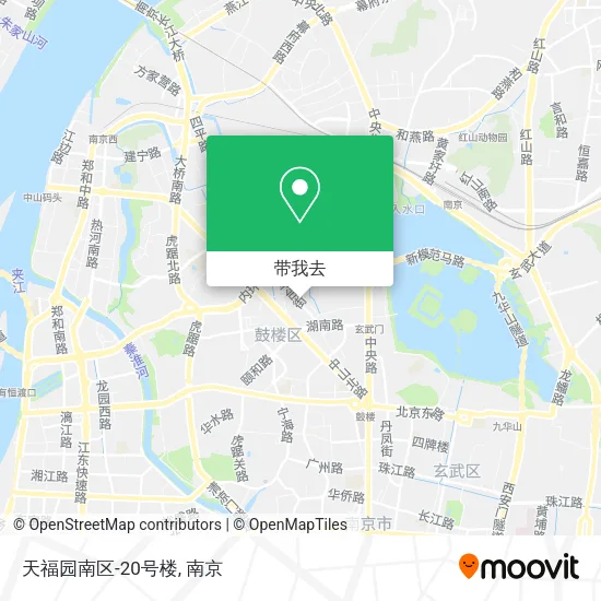 天福园南区-20号楼地图