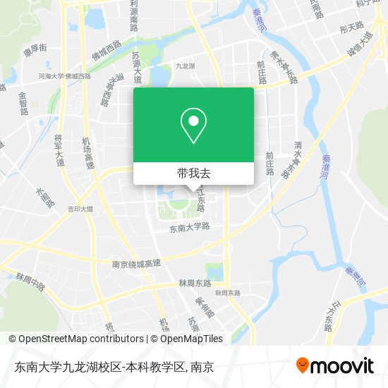 东南大学九龙湖校区-本科教学区地图