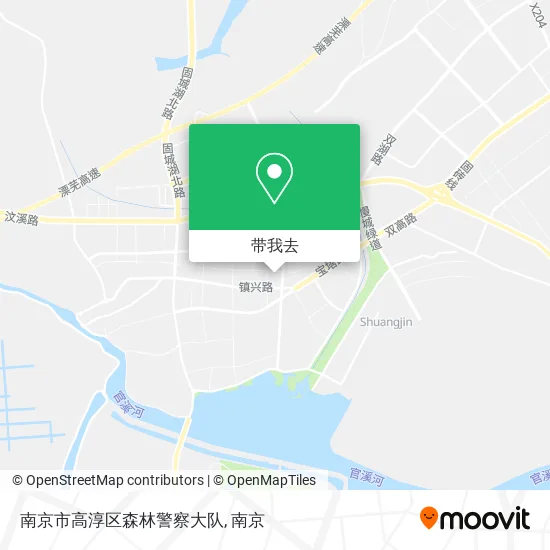 南京市高淳区森林警察大队地图