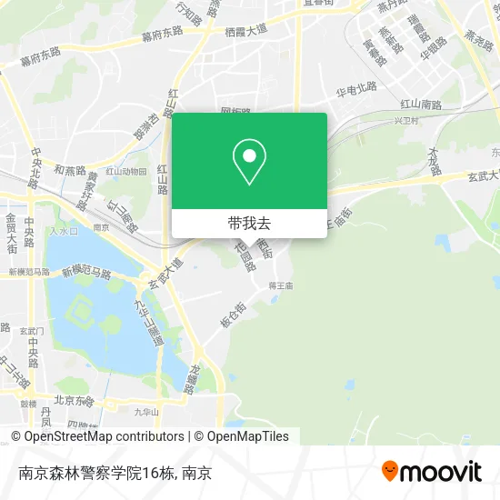 南京森林警察学院16栋地图