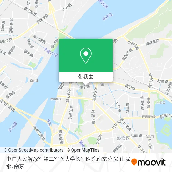 中国人民解放军第二军医大学长征医院南京分院-住院部地图