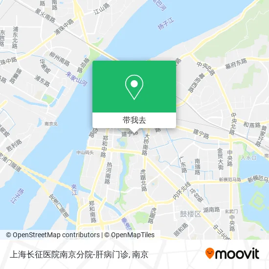 上海长征医院南京分院-肝病门诊地图
