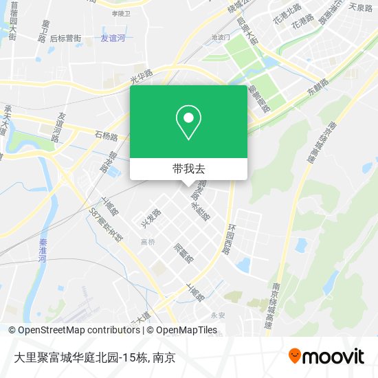 大里聚富城华庭北园-15栋地图
