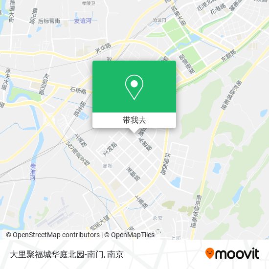 大里聚福城华庭北园-南门地图