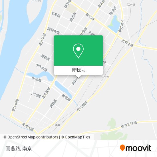 喜燕路地图