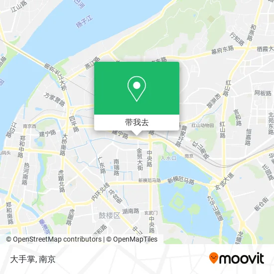 大手掌地图