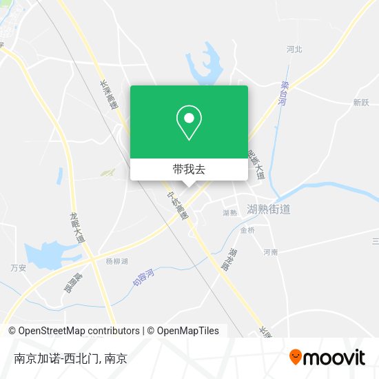 南京加诺-西北门地图