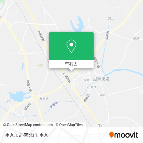 南京加诺-西北门地图