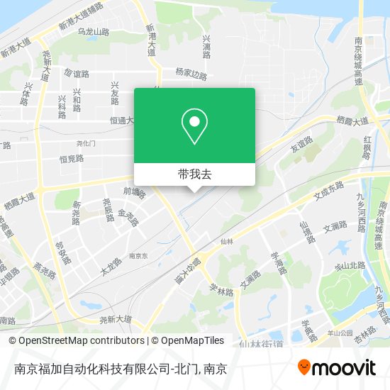 南京福加自动化科技有限公司-北门地图