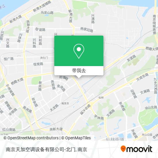 南京天加空调设备有限公司-北门地图