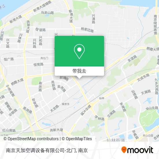 南京天加空调设备有限公司-北门地图