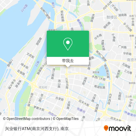 兴业银行ATM(南京河西支行)地图