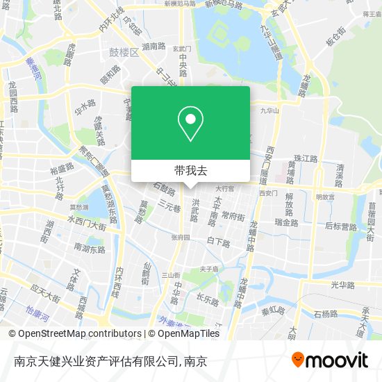南京天健兴业资产评估有限公司地图