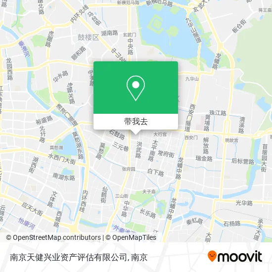 南京天健兴业资产评估有限公司地图