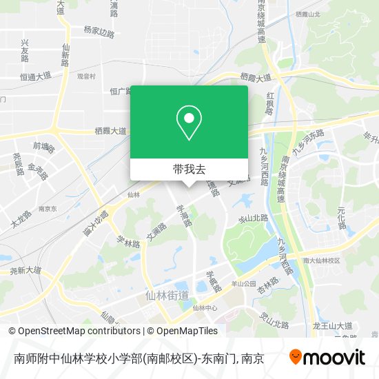 南师附中仙林学校小学部(南邮校区)-东南门地图