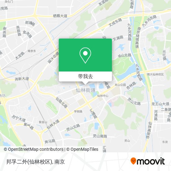 邦孚二外(仙林校区)地图