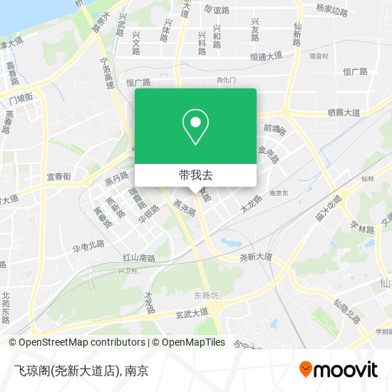 飞琼阁(尧新大道店)地图