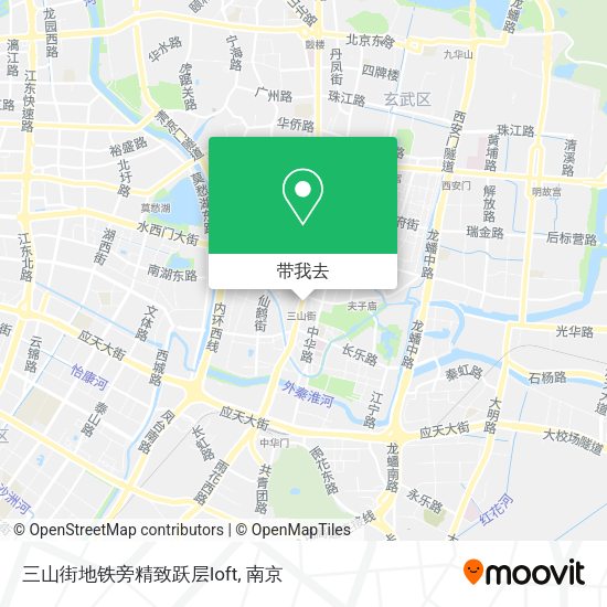 三山街地铁旁精致跃层loft地图