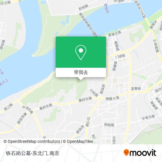 铁石岗公墓-东北门地图