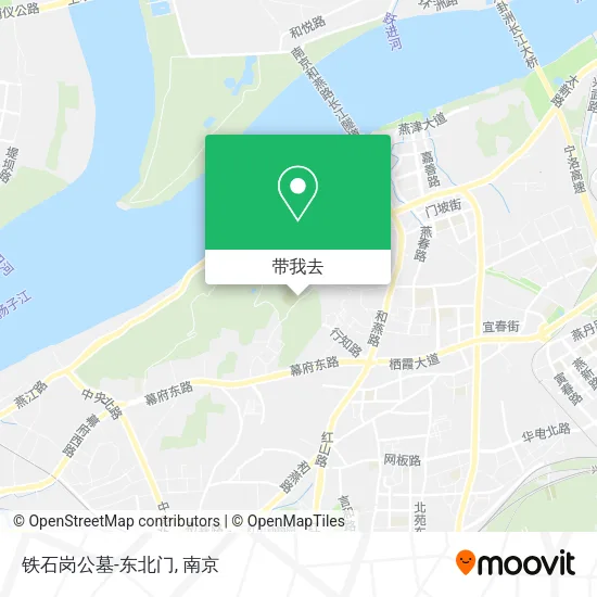 铁石岗公墓-东北门地图