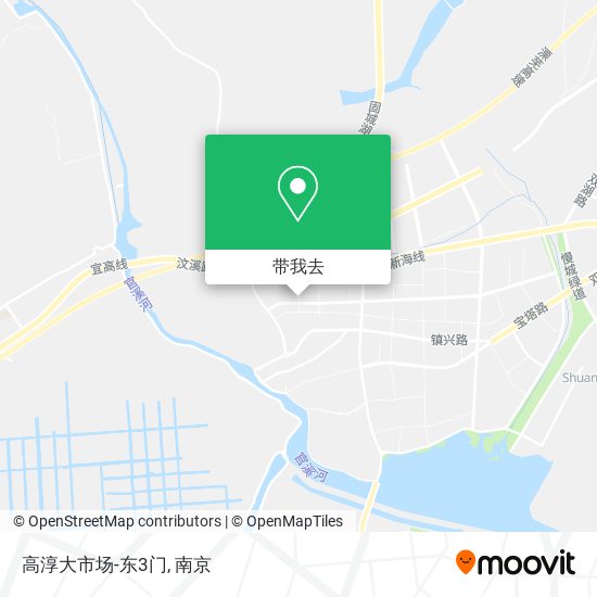 高淳大市场-东3门地图