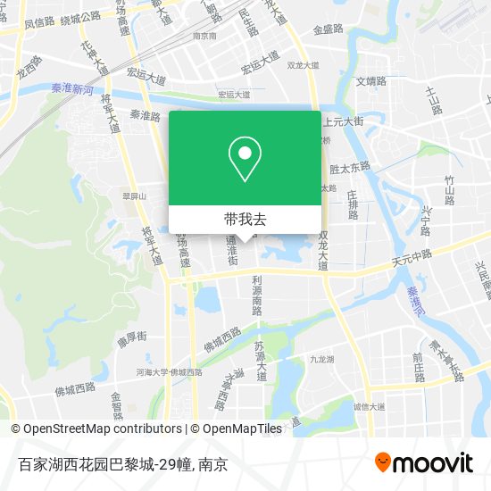百家湖西花园巴黎城-29幢地图