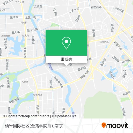 柚米国际社区(金箔学院店)地图