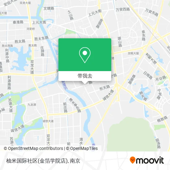 柚米国际社区(金箔学院店)地图