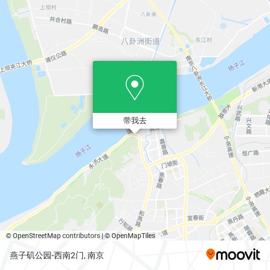 燕子矶公园-西南2门地图