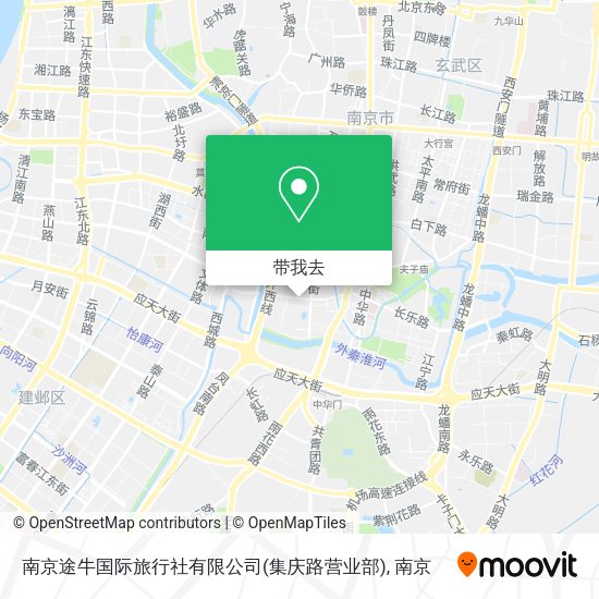 南京途牛国际旅行社有限公司(集庆路营业部)地图
