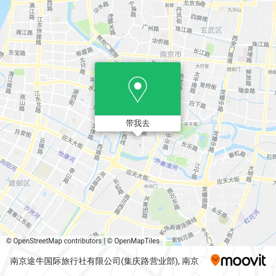 南京途牛国际旅行社有限公司(集庆路营业部)地图