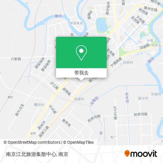 南京江北旅游集散中心地图