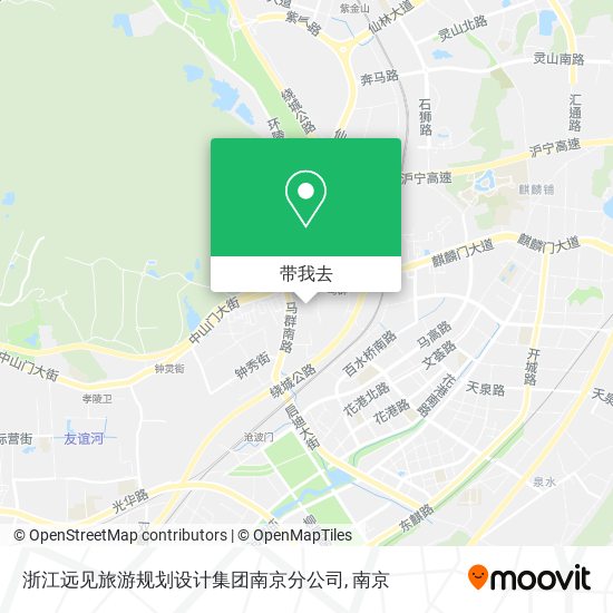 浙江远见旅游规划设计集团南京分公司地图
