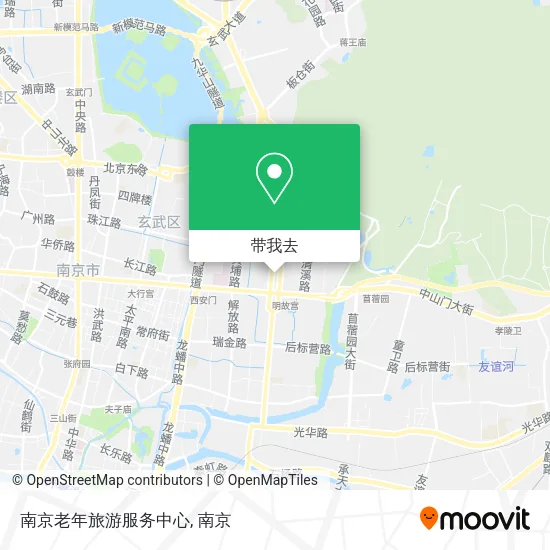 南京老年旅游服务中心地图