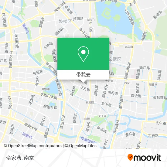 俞家巷地图