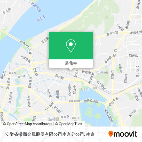 安徽省徽商金属股份有限公司南京分公司地图