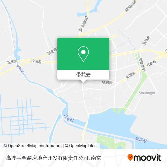 高淳县金鑫房地产开发有限责任公司地图